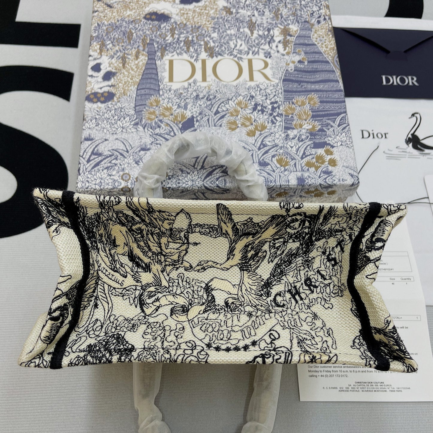Top Quality Small Book Tote Blue, For Women, Womens Handbags 26.5cm/10.5in CD M1265ZRGO_M928