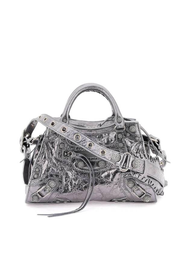 Luxury Balenciaga Trending 2025 Neo Cagole XS Shoulder Bag Silver