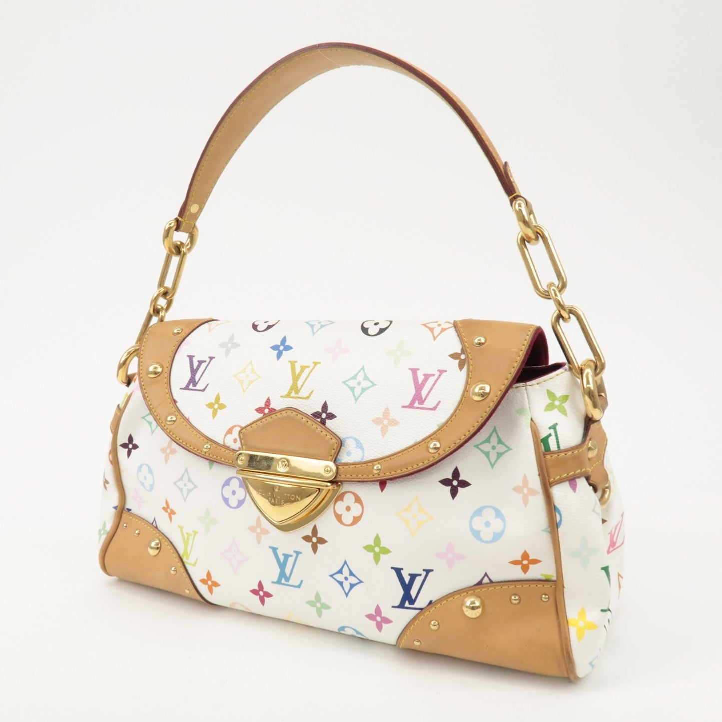 Louis Vuitton Monogram Beverly MM Shoulder Bag Blanc M40203  d