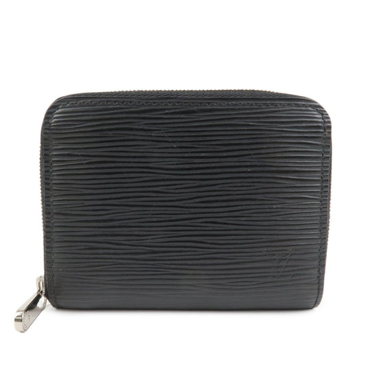 Louis Vuitton Epi Leather Zippy Coin Case Wallet Noir M60152
