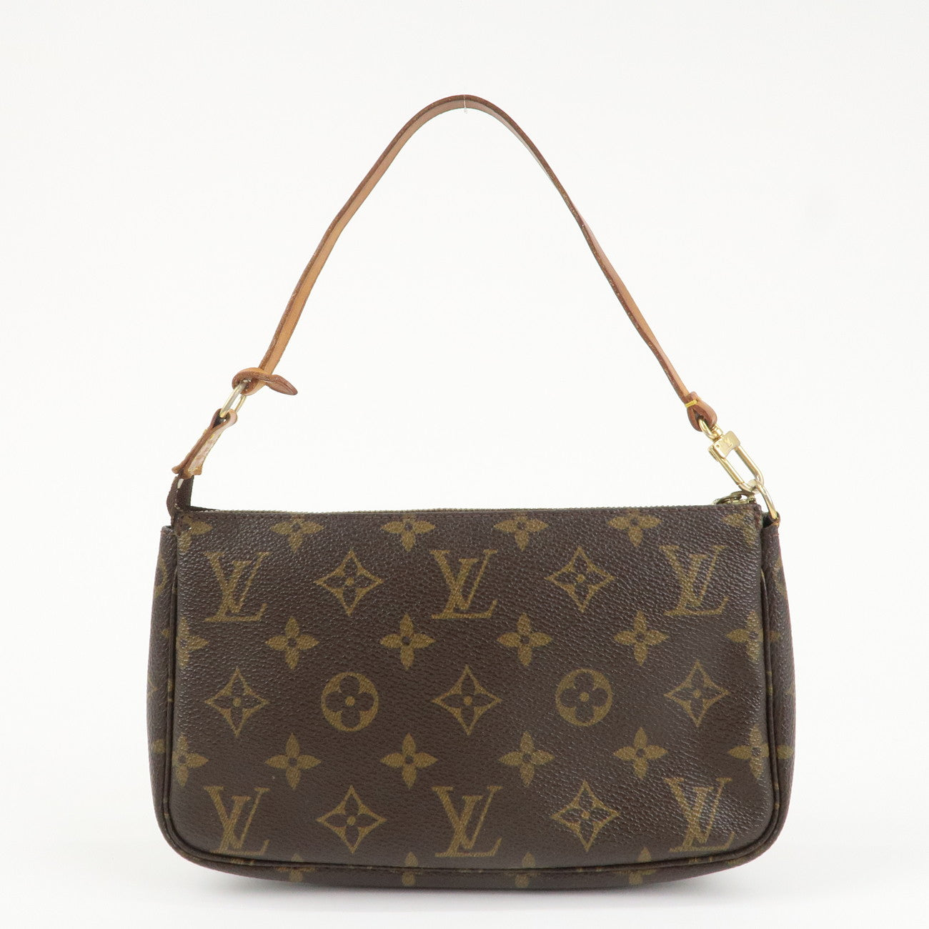 Louis Vuitton Monogram Pochette Accessoires Hand Bag Brown M51980  d