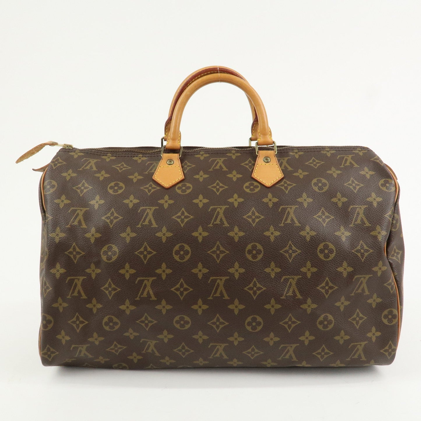 Louis Vuitton Monogram Speedy 40 Hand Bag Boston Bag Brown M41522