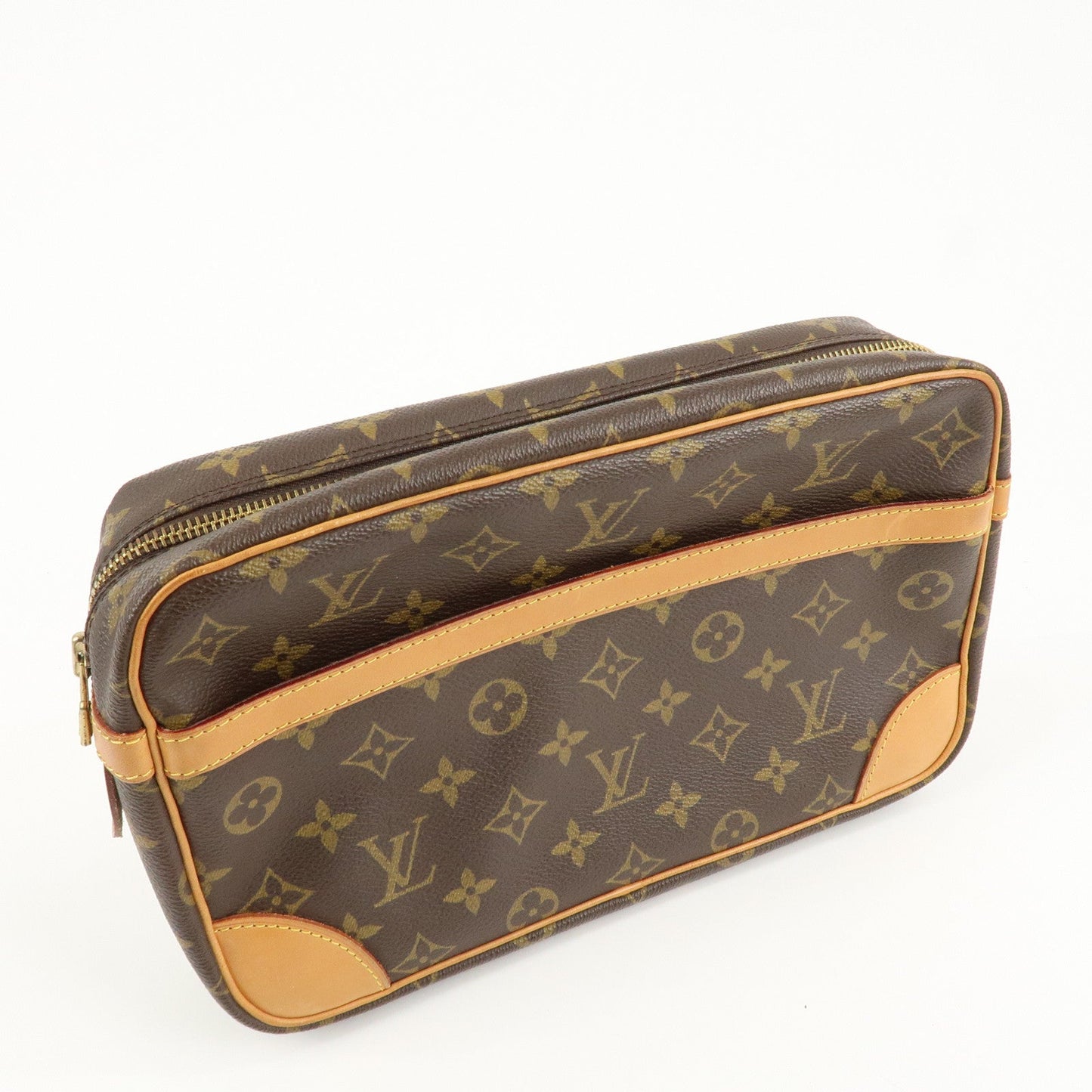 Louis Vuitton Monogram Compiegne 28 Pouch Clutch Bag M51845  d