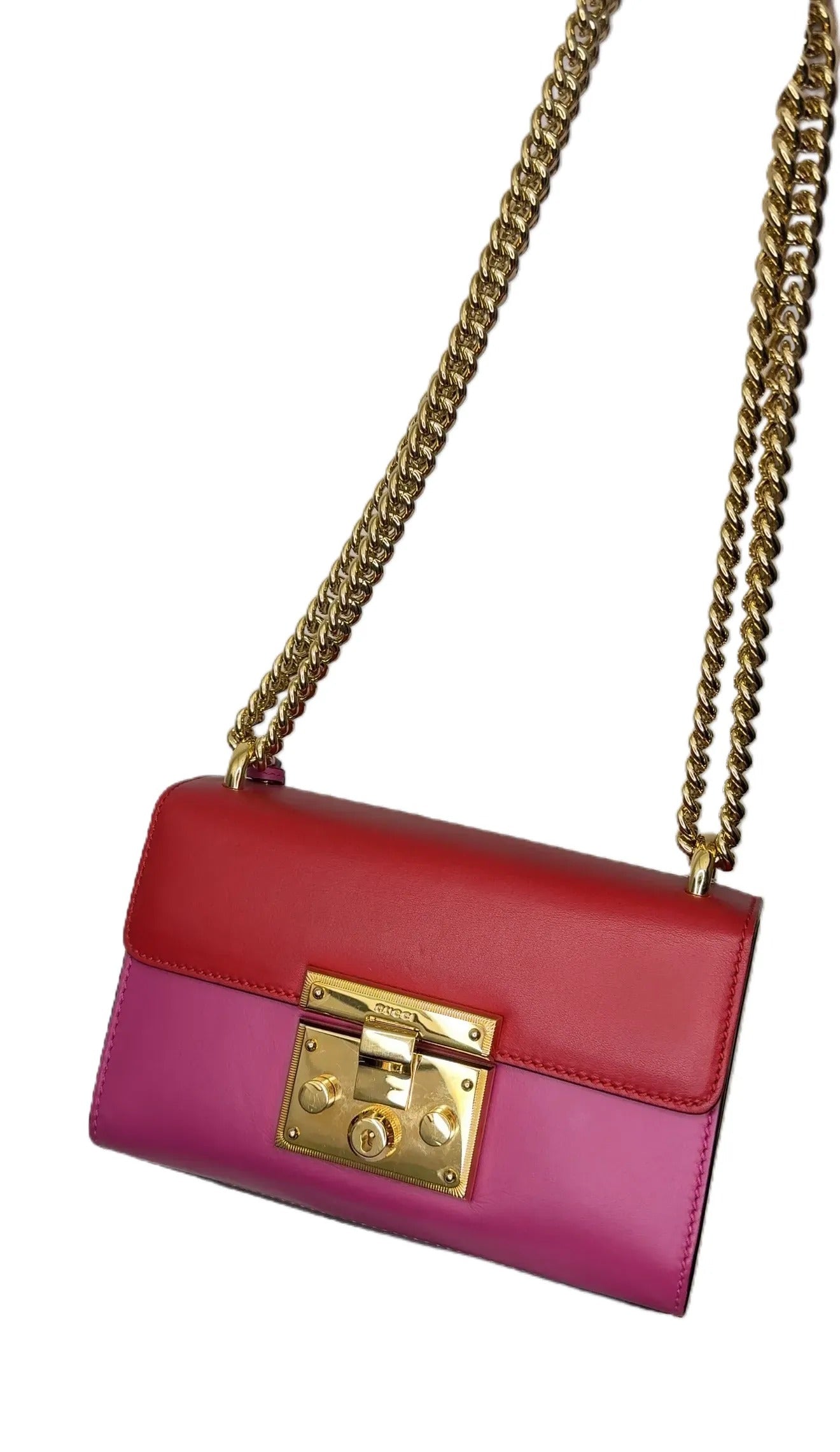 Gucci Small Padlock Shoulder Bag - Pink B-