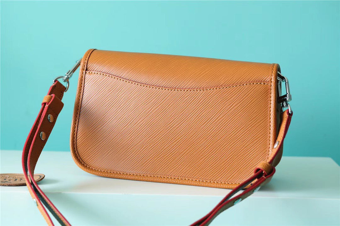 Top Quality Buci Epi Gold Miel Brown For Women,  Shoulder And Crossbody Bags 24.5cm/9.6in Top Quality M59459