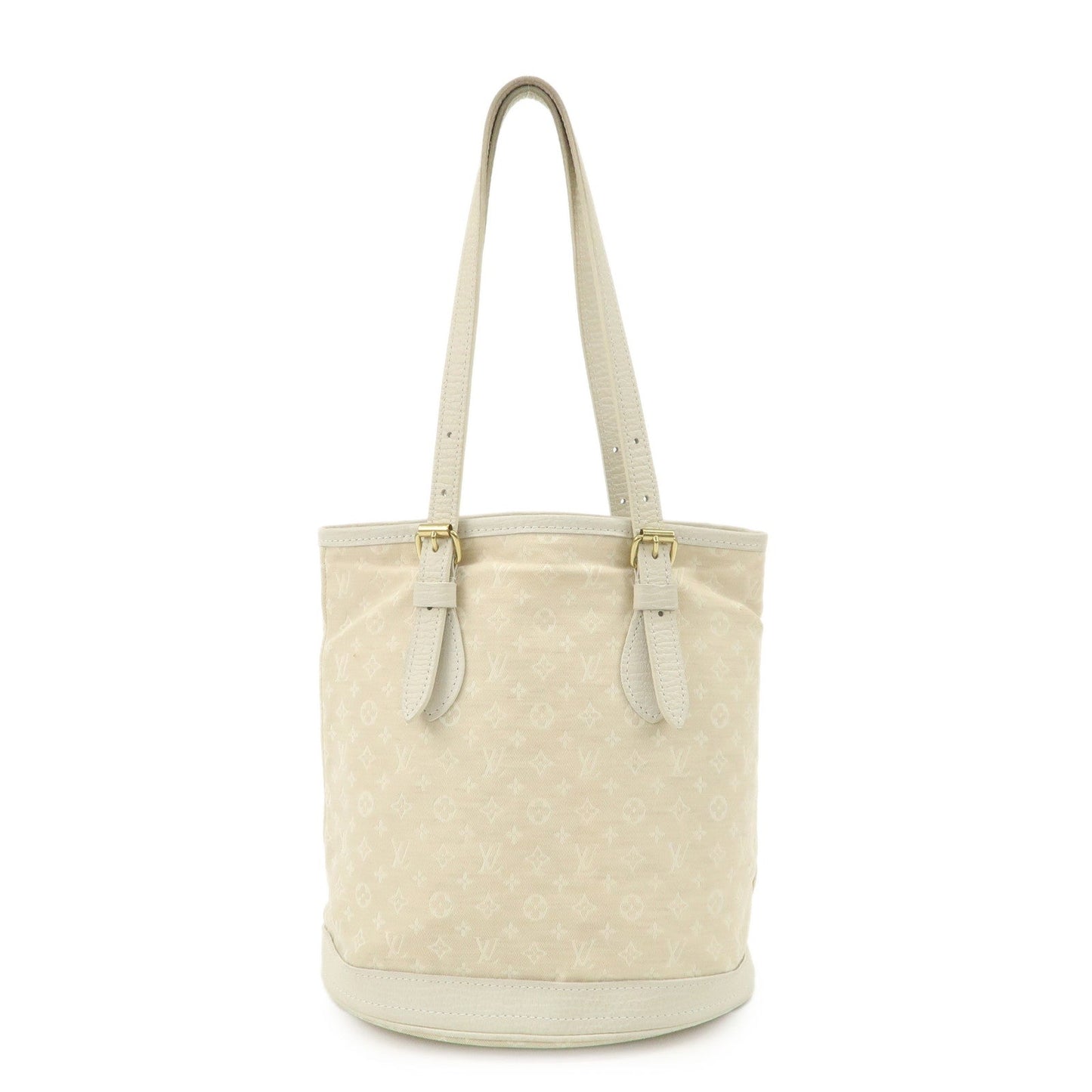 Louis Vuitton Monogram Mini Lin Bucket PM Hand Bag M95316