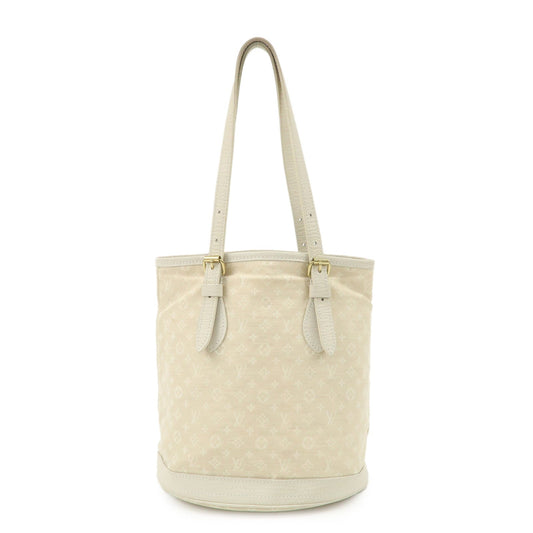 Louis Vuitton Monogram Mini Lin Bucket PM Hand Bag M95316