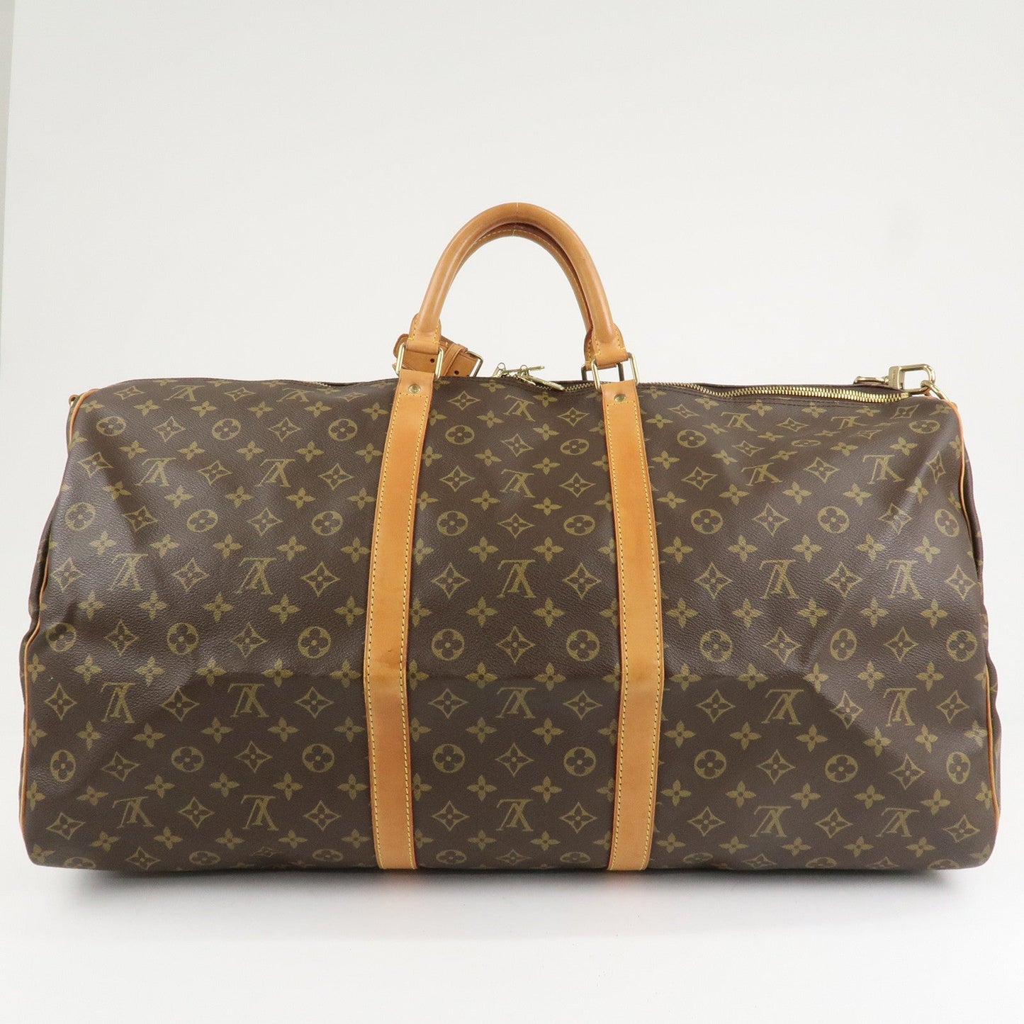 Louis Vuitton Monogram Keep All Bandouliere 60 Boston Bag M41412  d