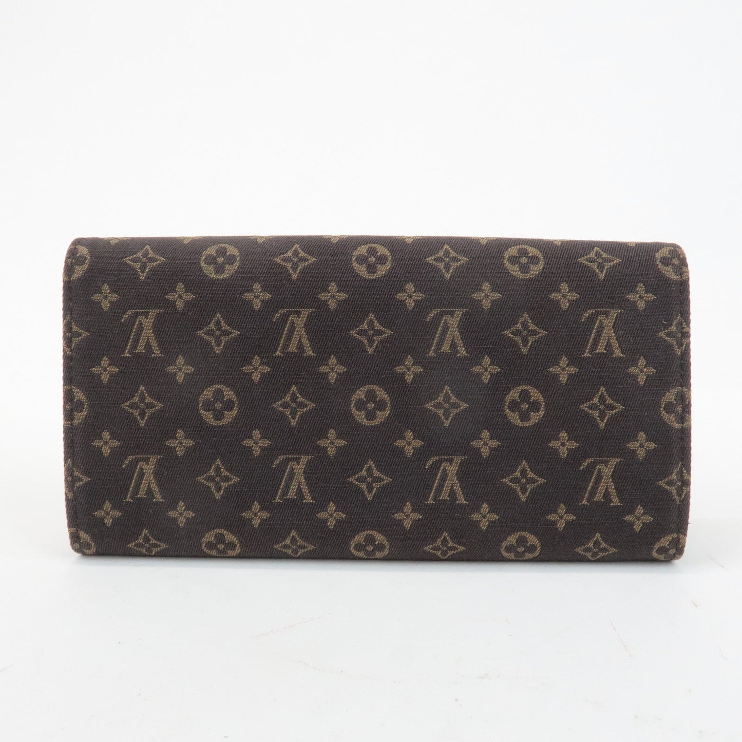 Louis Vuitton Monogram Mini Lin Portefeuille Sarah Long Wallet M95234  d