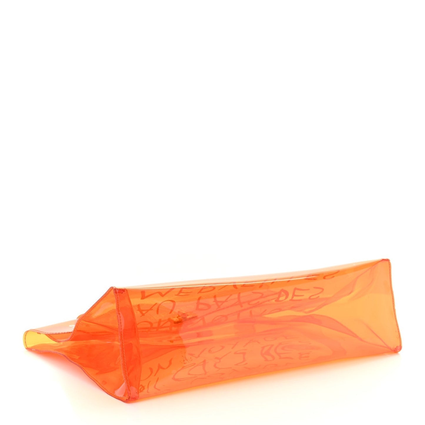 Hermes Vinyl Souvenir De L'Exposition Kelly Orange