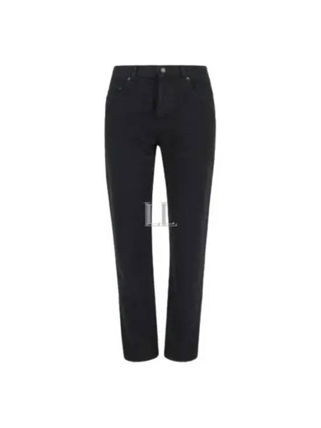 Luxury Saint Laurent Trending 2025 Vanessa Denim Straight Jeans Black
