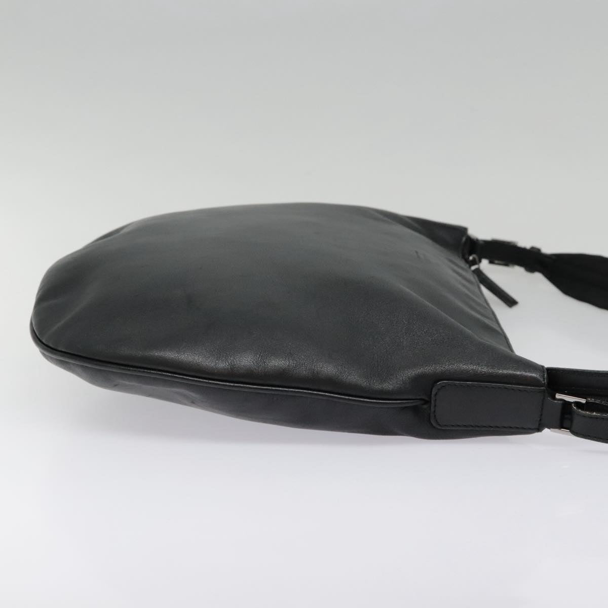 Gucci Demi Lune Black Leather Shoulder Bag
