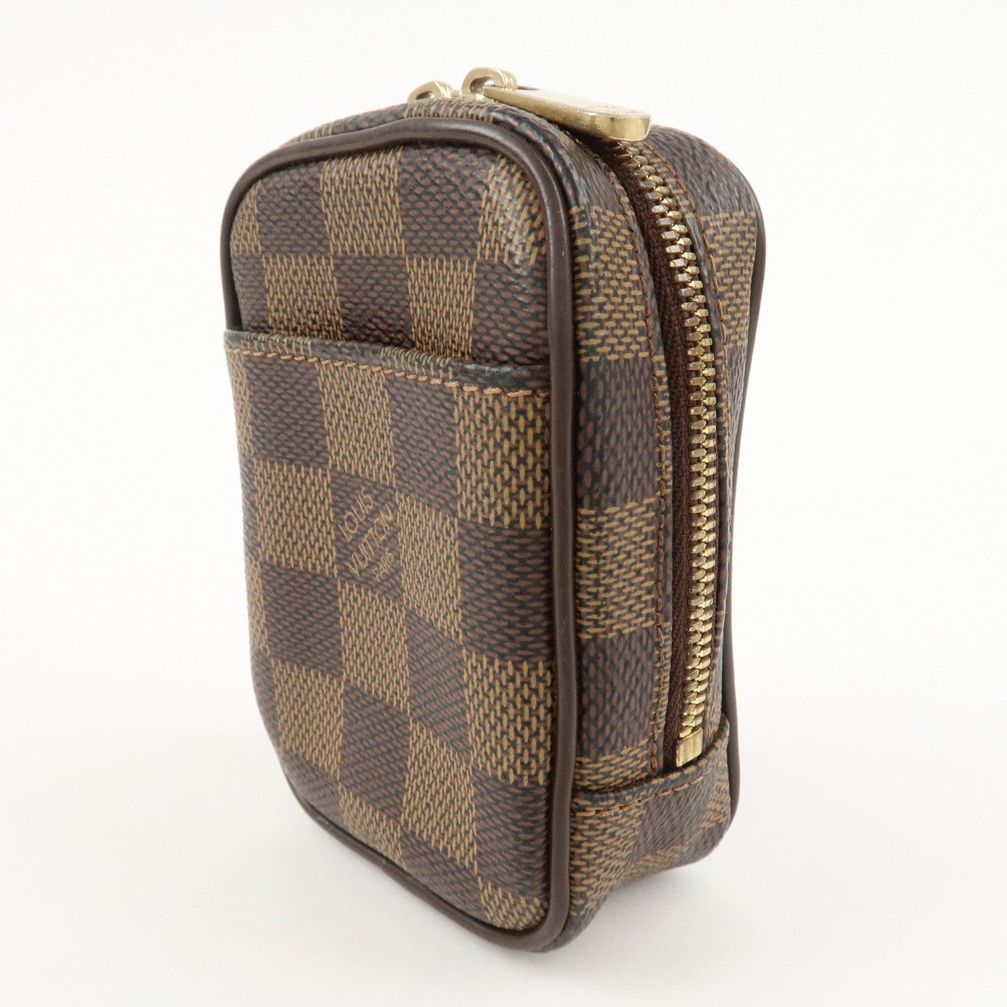Louis Vuitton Damier Leather Canvas Etui Okapi PM Camera Case N61738  d