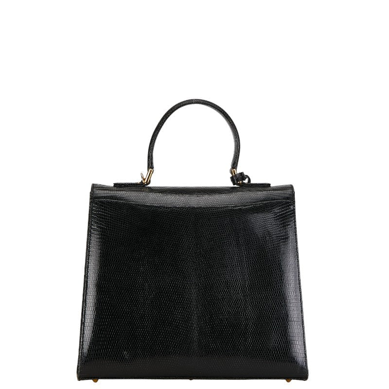 Gucci  Lock Handbag Shoulder Bag 2WAY 000 01 0192 Black Leather  Gucci