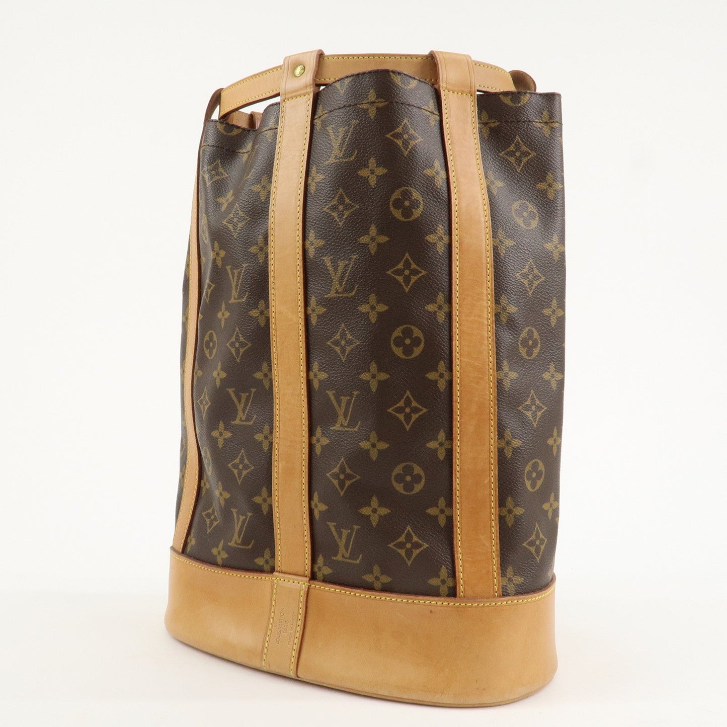 Louis Vuitton Monogram Randonnee PM Laundry Bag Brown M42243  d