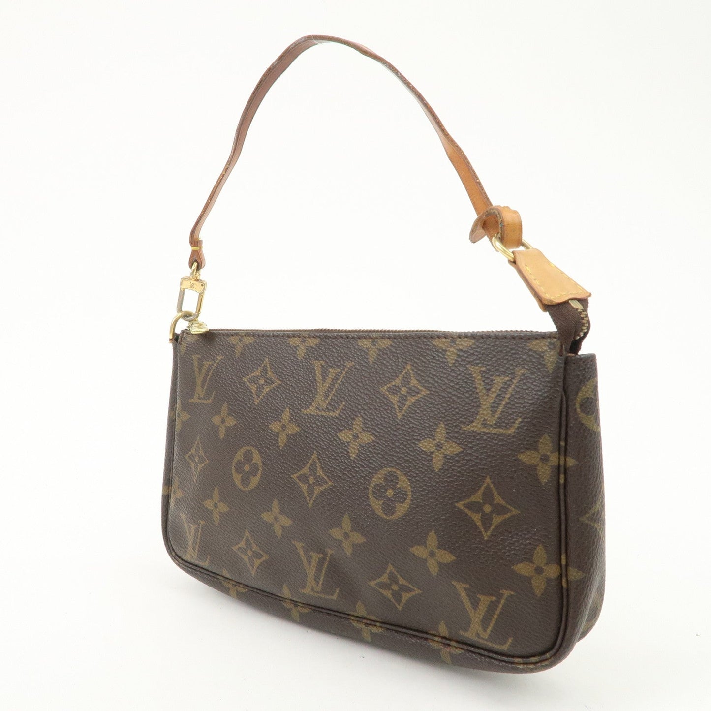 Louis Vuitton Monogram Pochette Accessoires Hand Bag Brown M51980  d