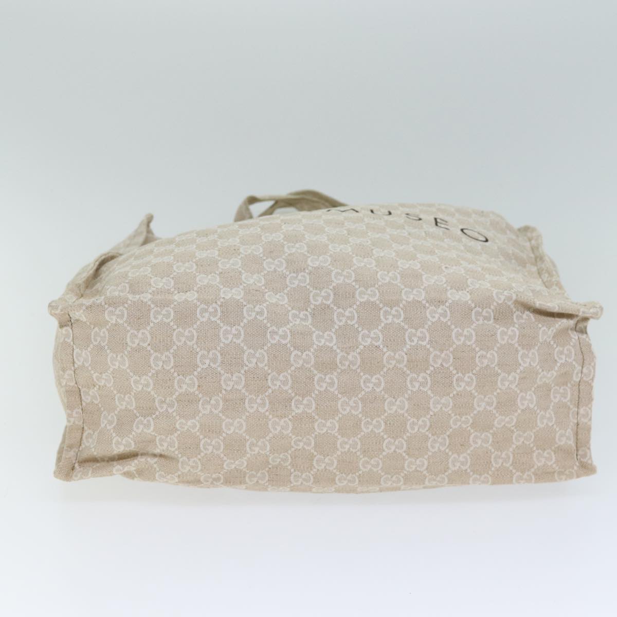 Gucci Cabas Beige Canvas Tote Bag