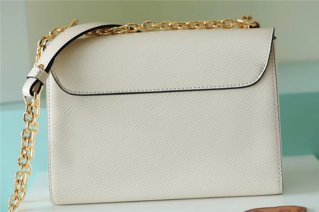 Top Quality Twist MM Epi White For Women, Womens Bags, Shoulder And Crossbody Bags 9.1in/23cm Top Quality M55513