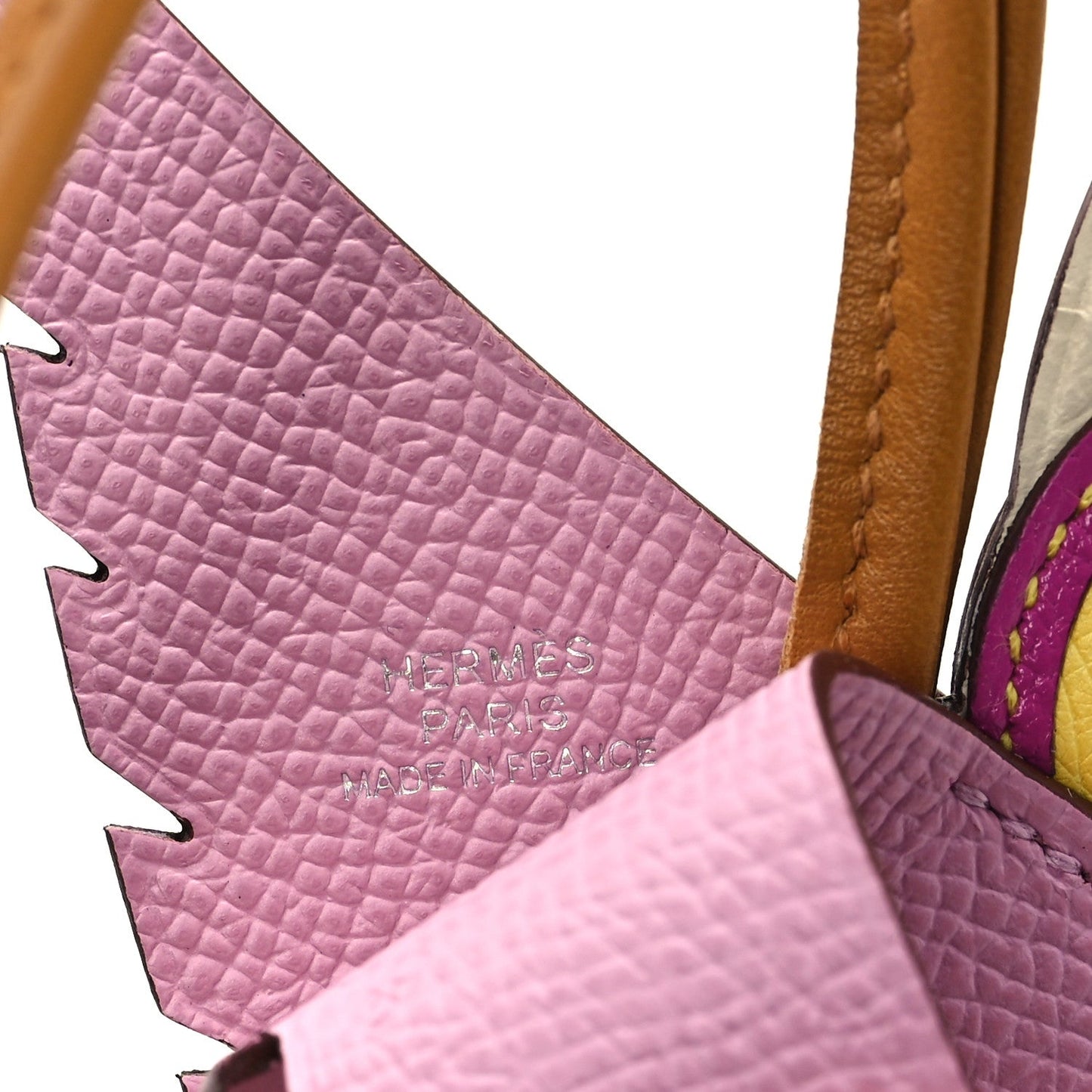 Hermes Ostrich Epsom Swift Birdy Bag Charm Mauve Sylvestre Nata Jaune Citron Magnolia Sesame