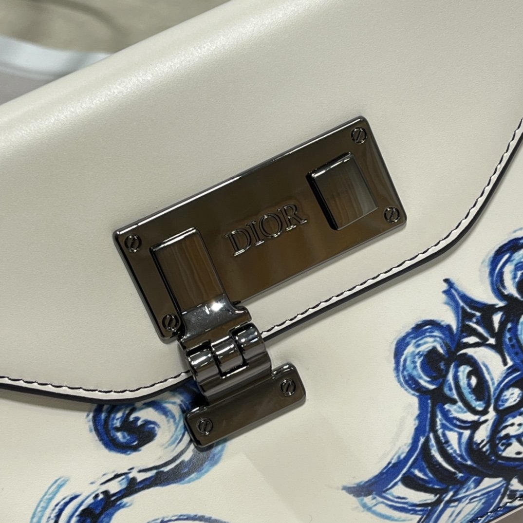 Top Quality Lock Handbag White For Women 7.5in/19cm CD