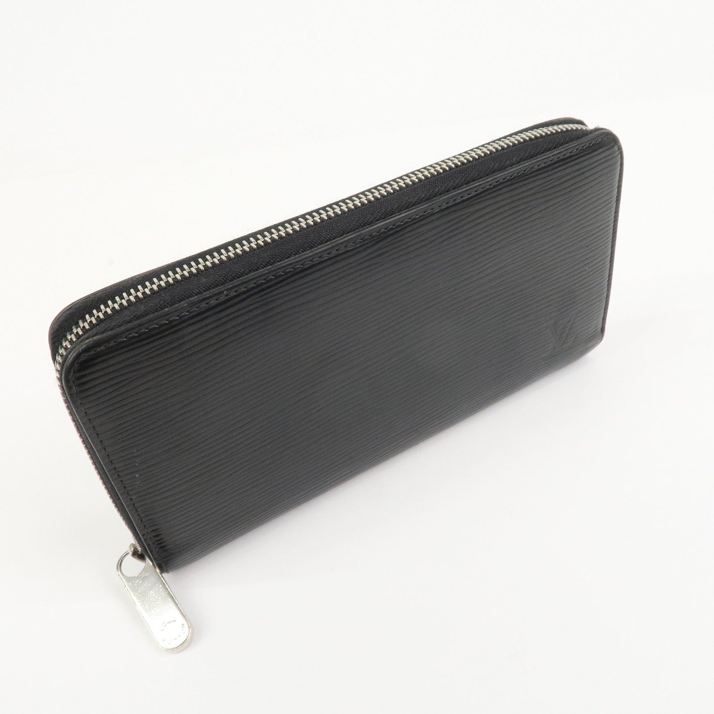 Louis Vuitton Epi Leather Round Zippy Long Wallet Noir Black M60072