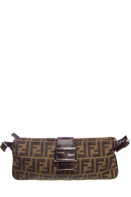 Fendi   Monogram Zucca Canvas Cross-Body