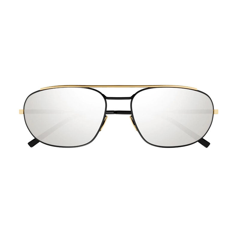 Saint Laurent Sunglasses Rectangle Full Rim, Black Frame and Black Lens SL561001