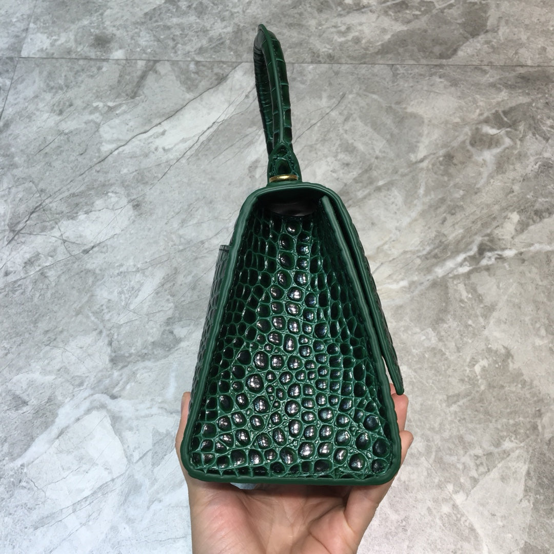 Top Quality Hourglass Small Handbag In Dark Green, For Women,  Bags 9in/23cm 5935461LRGM3011
