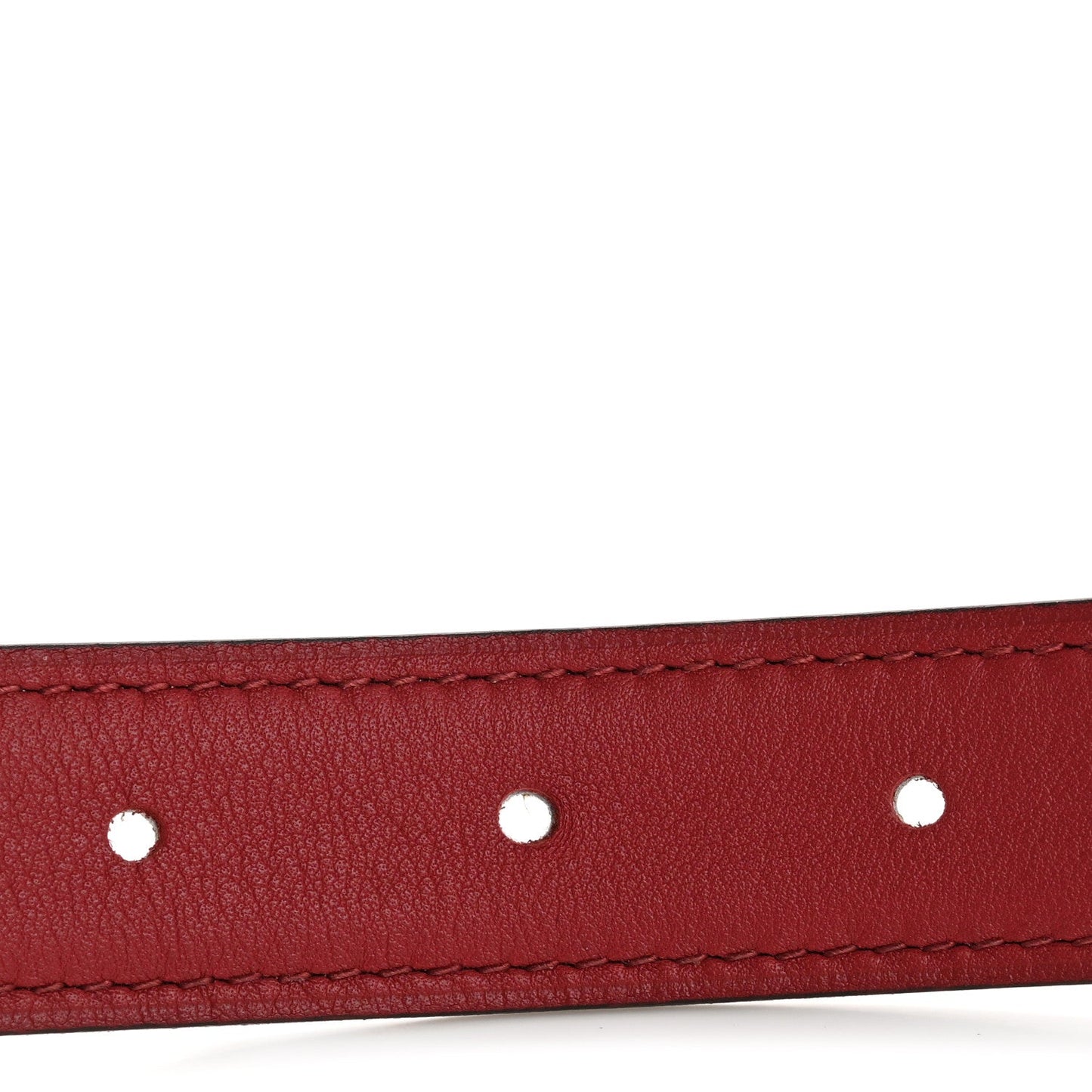Hermes Epsom Swift 24mm Sydney Belt 80 32 Nata Rouge H