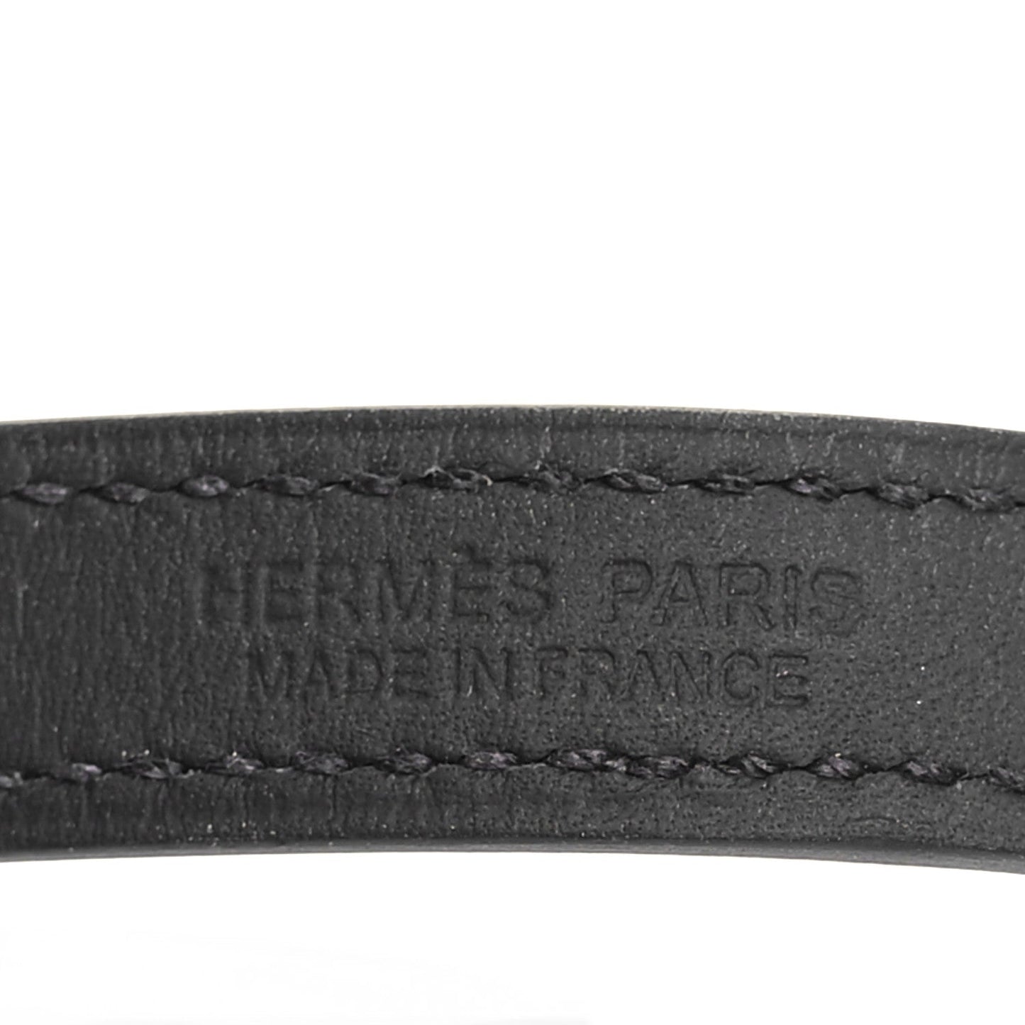 Hermes Epsom Rivale Double Tour Bracelet XS Black