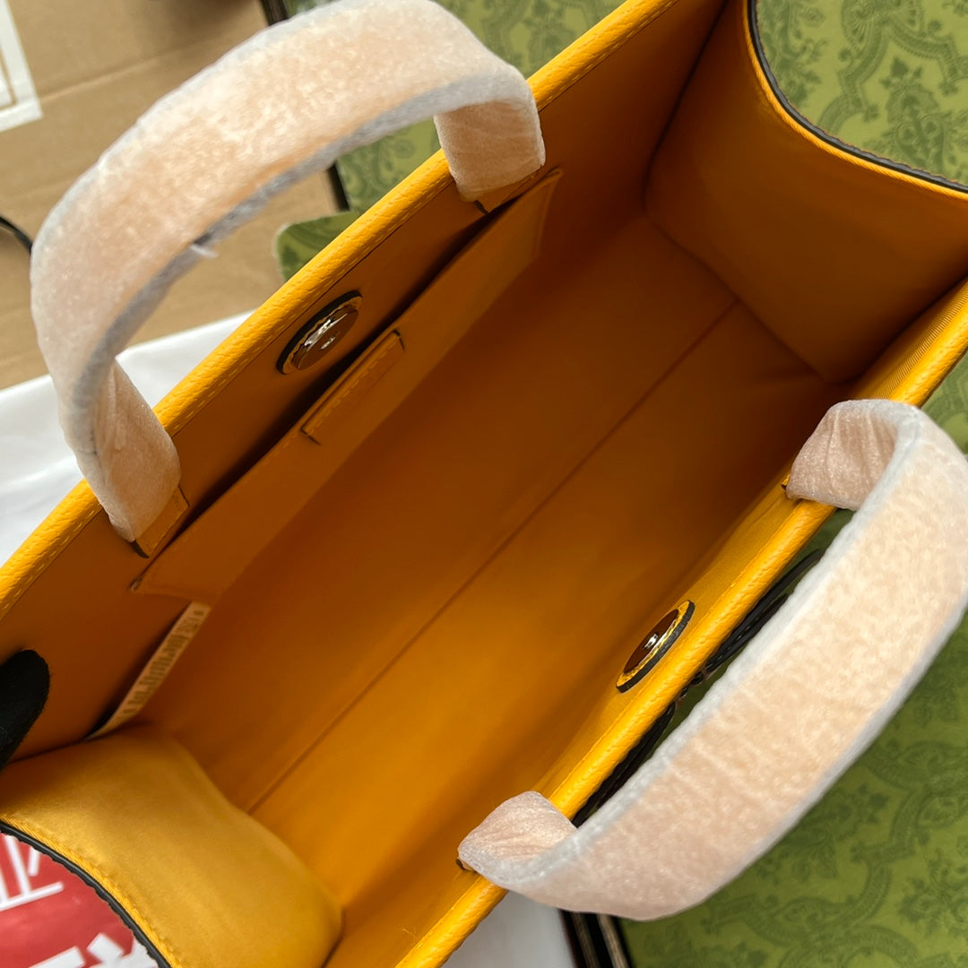 gg Children’s Mushroom Tote Bag Brown For Women, Women’s Bags 11in/28.5cm gg‎ ‎705042 2S8HN 2886