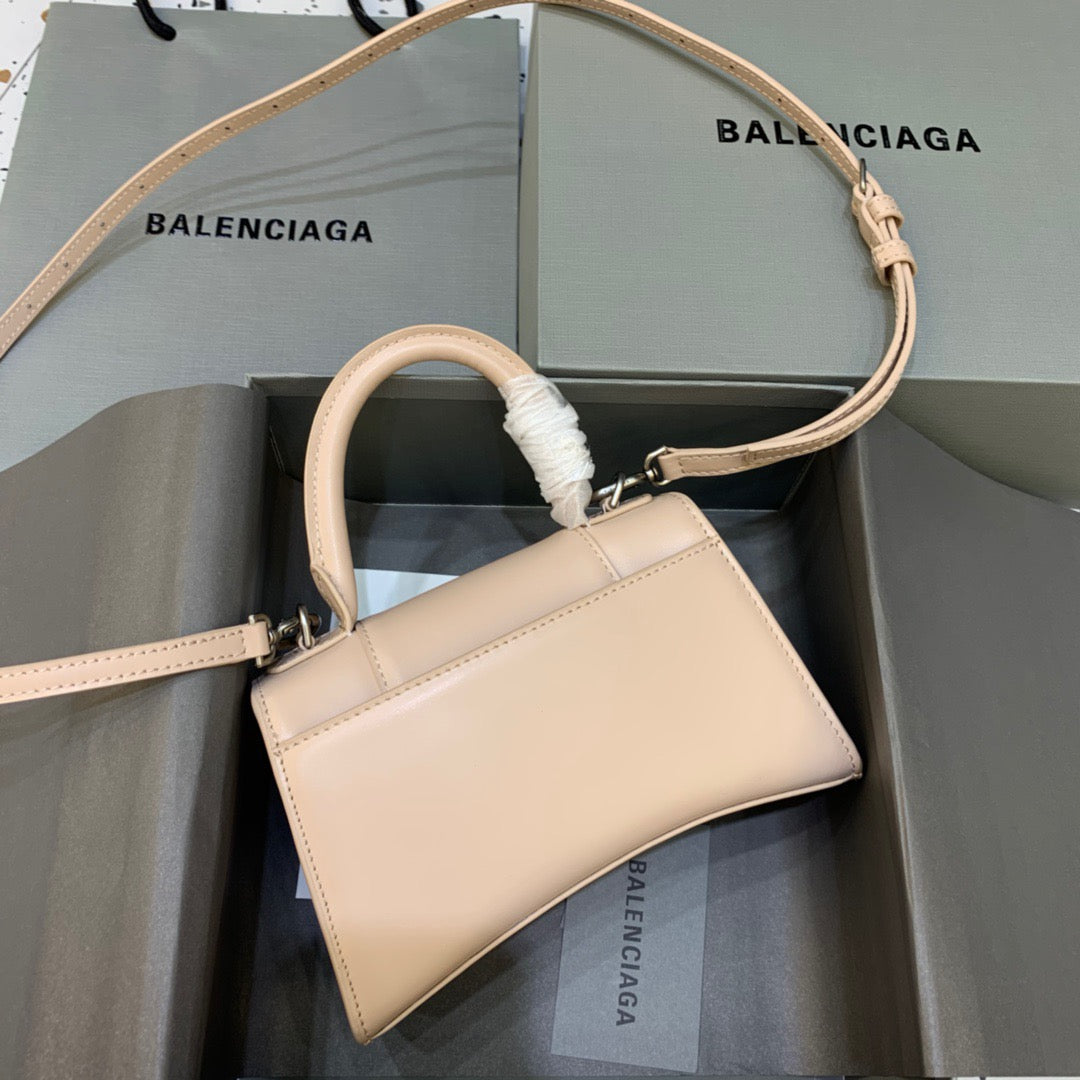 Top Quality Hourglass XS Handbag In Beige, For Women,  Bags 7.4in/19cm