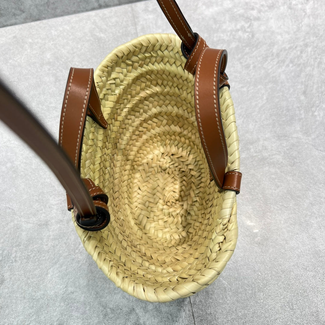 Top Quality Teen Triomphe Classic Pannier Tote Tan For Women 8in/20cm