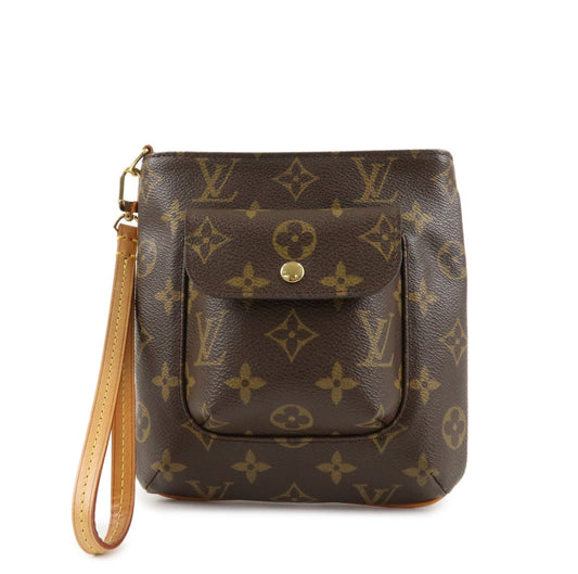 Louis Vuitton Monogram Partition Pouch Clutch Bag M51901  d