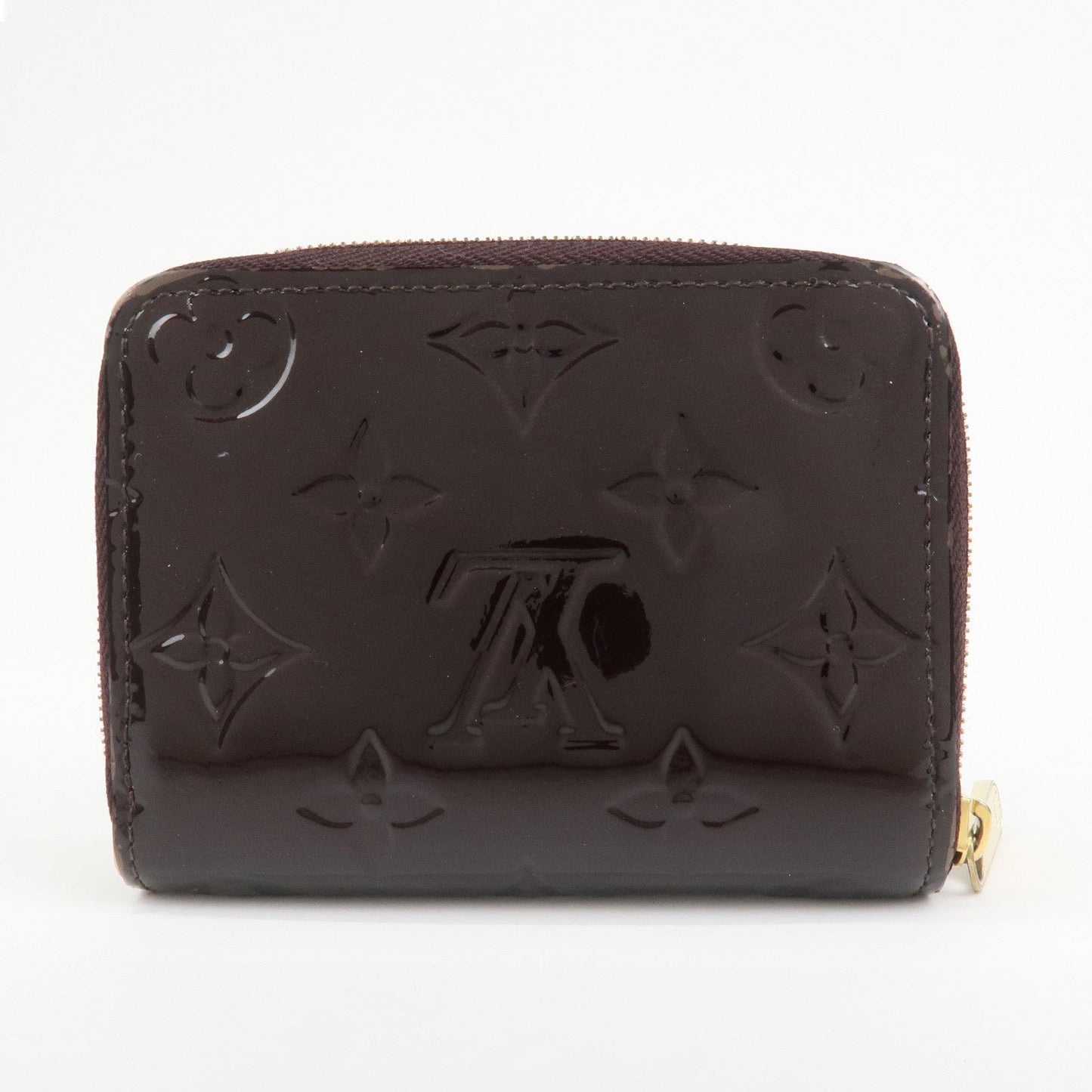 Louis Vuitton Monogram Vernis Zippy Coin Purse Amarante M93607