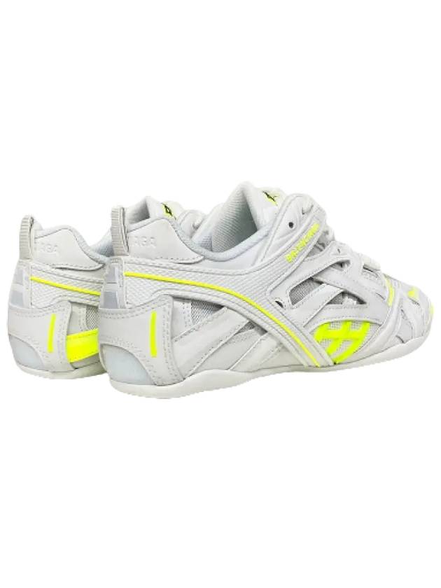 Luxury Balenciaga Trending 2025 Drive Low Top Sneakers Fluo Yellow White