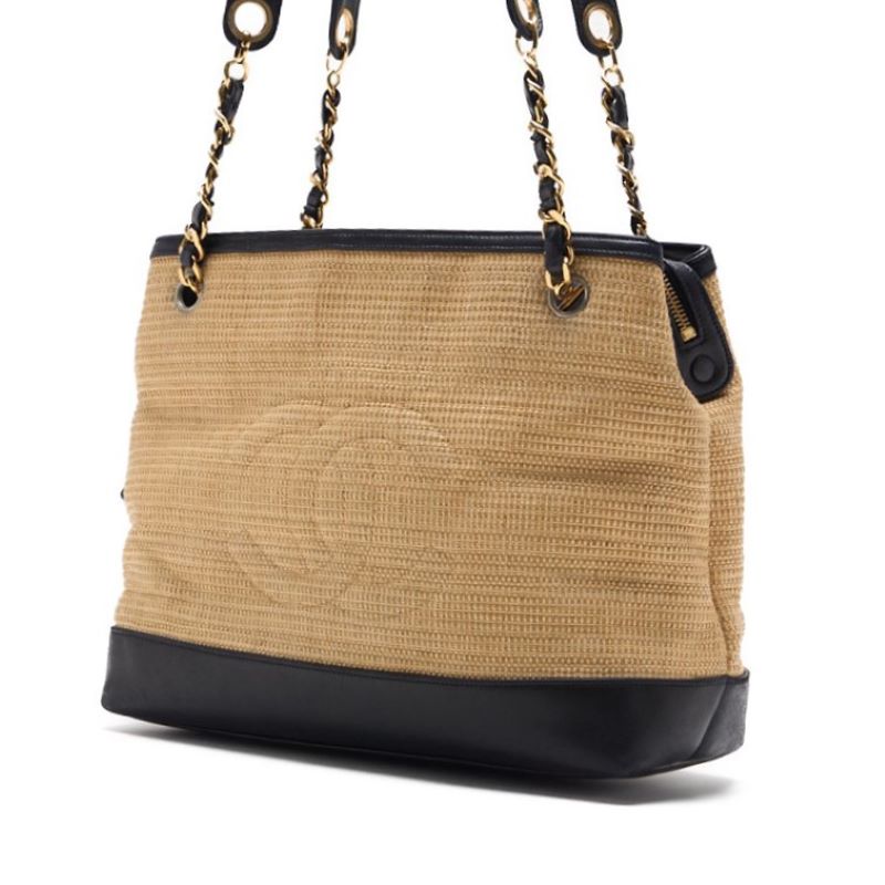 Chanel Coco Double Chain Shoulder Stroop   Beige × Black  Shoulder Bag Mini Shoulder  Bag Ladies Bag Hybrid ? Delivery? Macao Bookstore Online