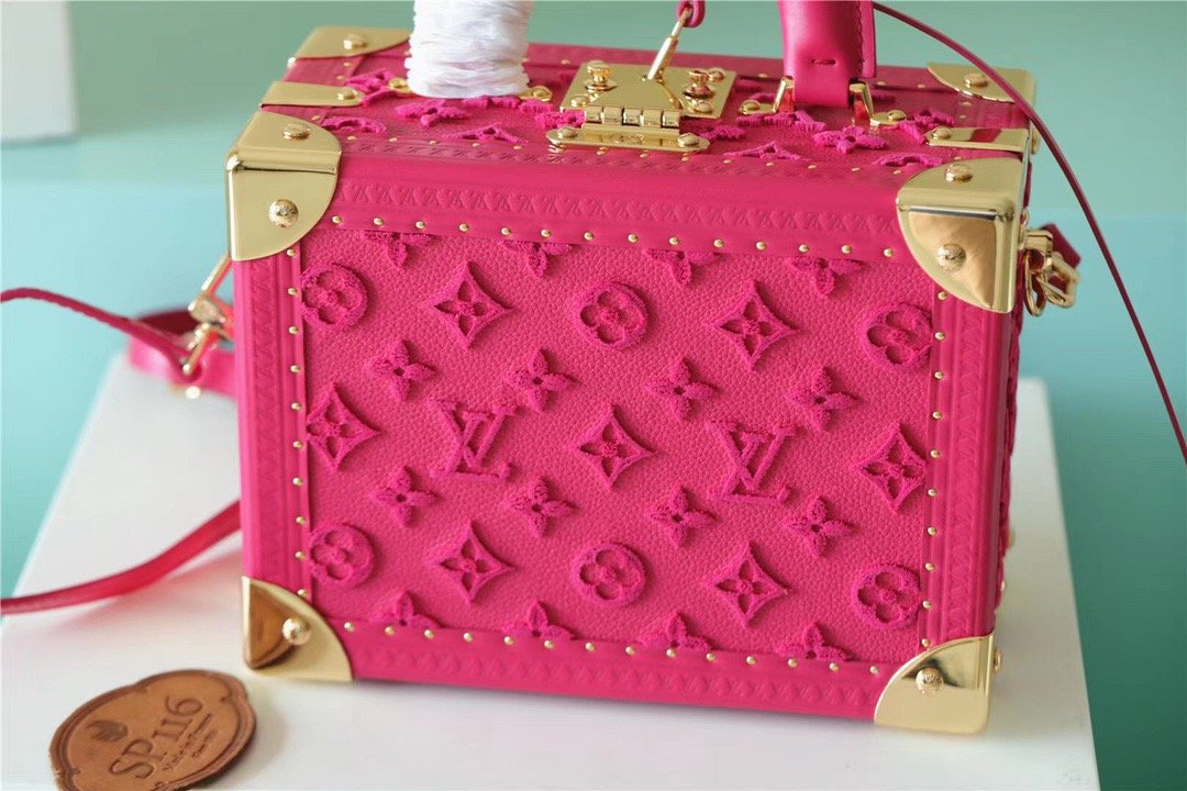 Top Quality Valisette Tresor Monogram Empreinte Pink For Women, Womens Bags, Shoulder And Crossbody Bags 9.4in/24cm Top Quality