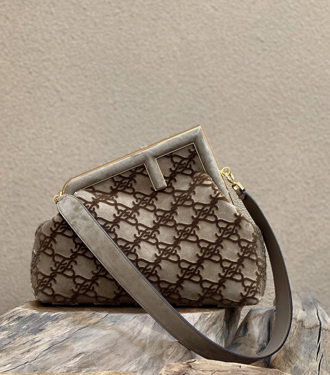 FI First MeTop Qualityum Gray Bag For Woman 32.5cm/13in