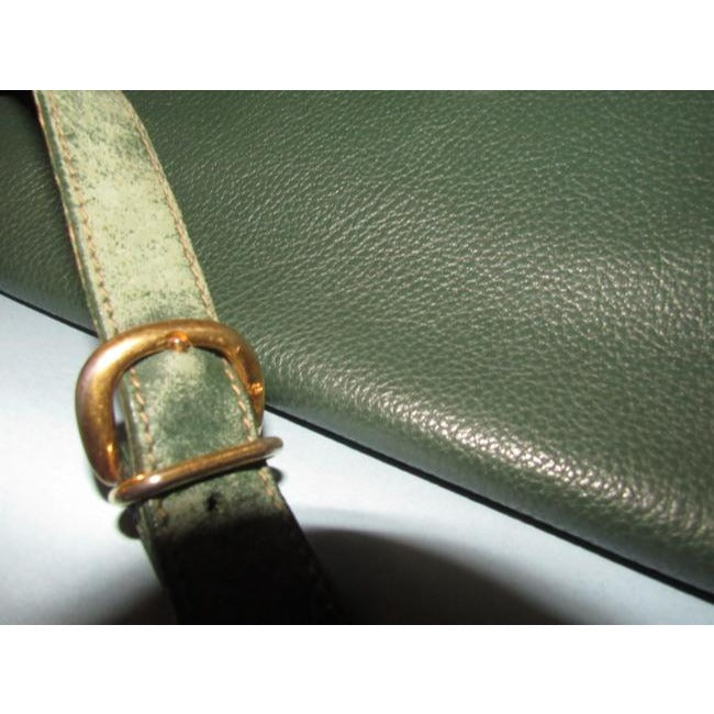 Gucci   Forest Green Leather Hobo Bag