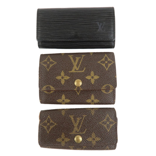 Louis Vuitton Monogram Epi Set of 3 KeyCase M62631/M63822/M60701
