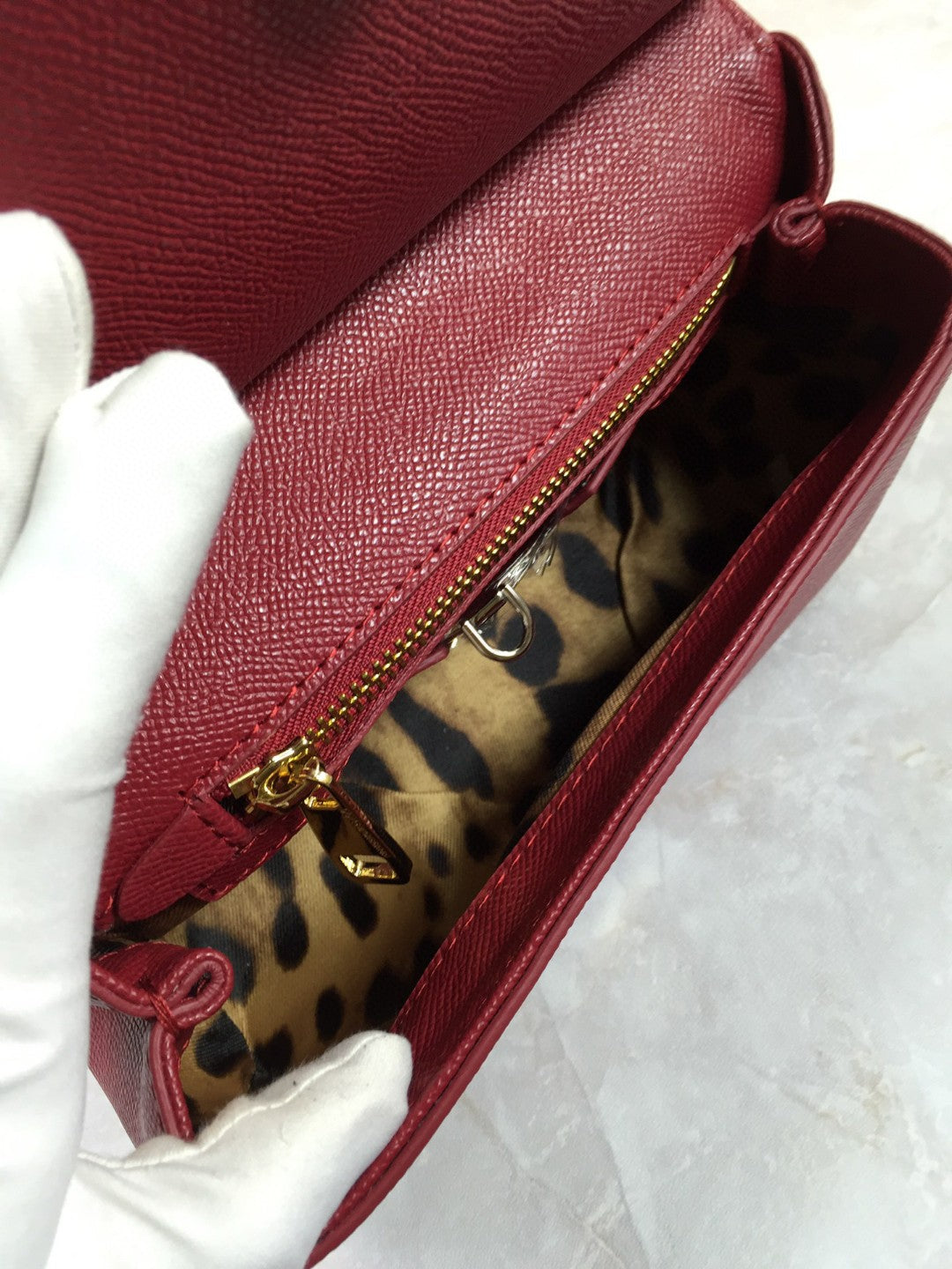 Top Quality Medium Sicily Handbag In Dauphine Burgundy For Women 10.2in/26cm Top Quality Top Quality4347A10018M073