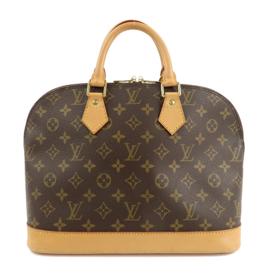 Louis Vuitton Monogram Canvas Alma Hand Bag Brown M51130  d