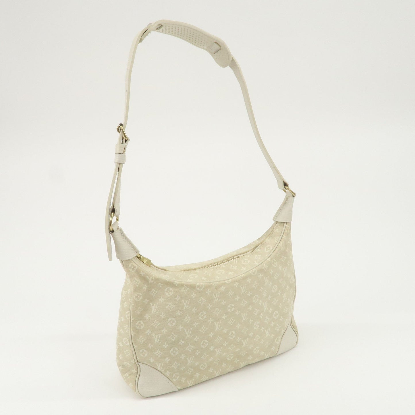 Louis Vuitton Monogram Mini Lin Boulogne Hand Bag Dune M95317