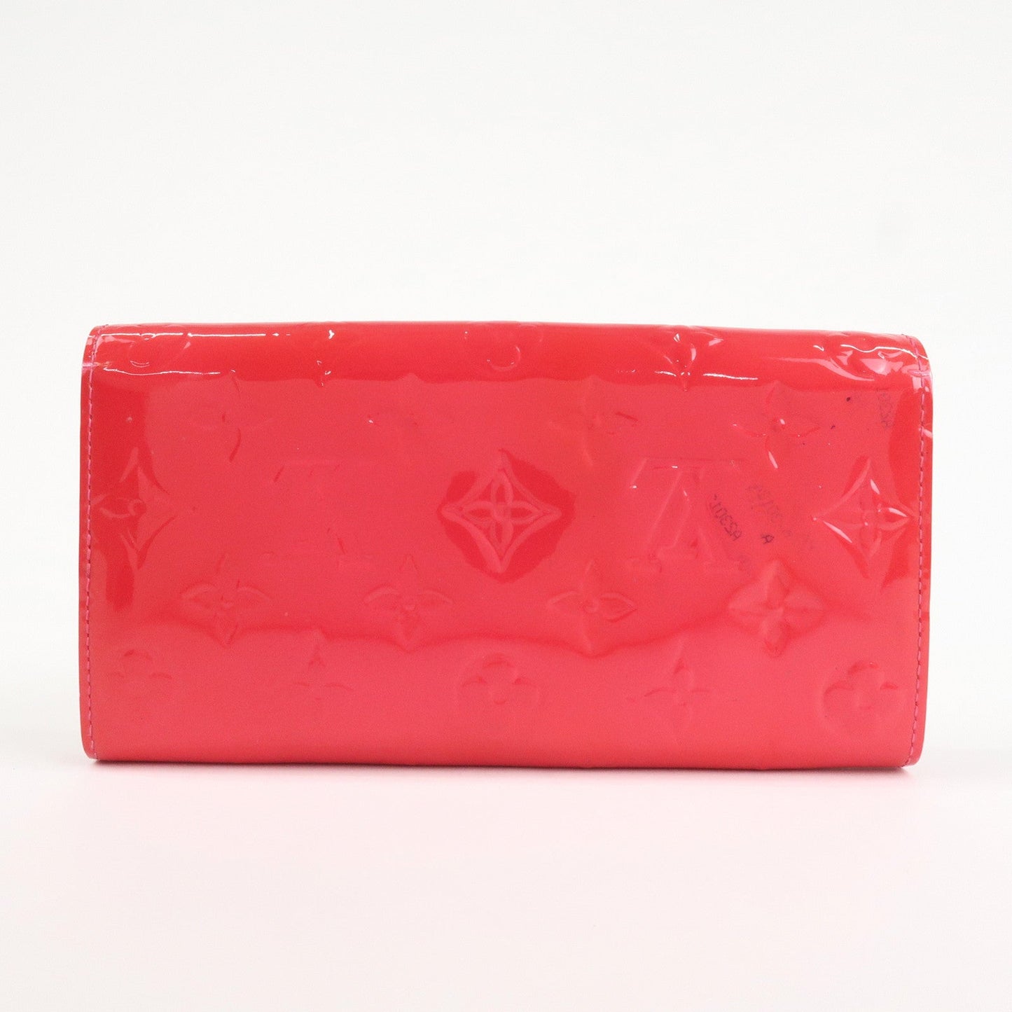 Louis Vuitton Monogram Vernis Portefeuille Sarah Long Wallet M93633  d