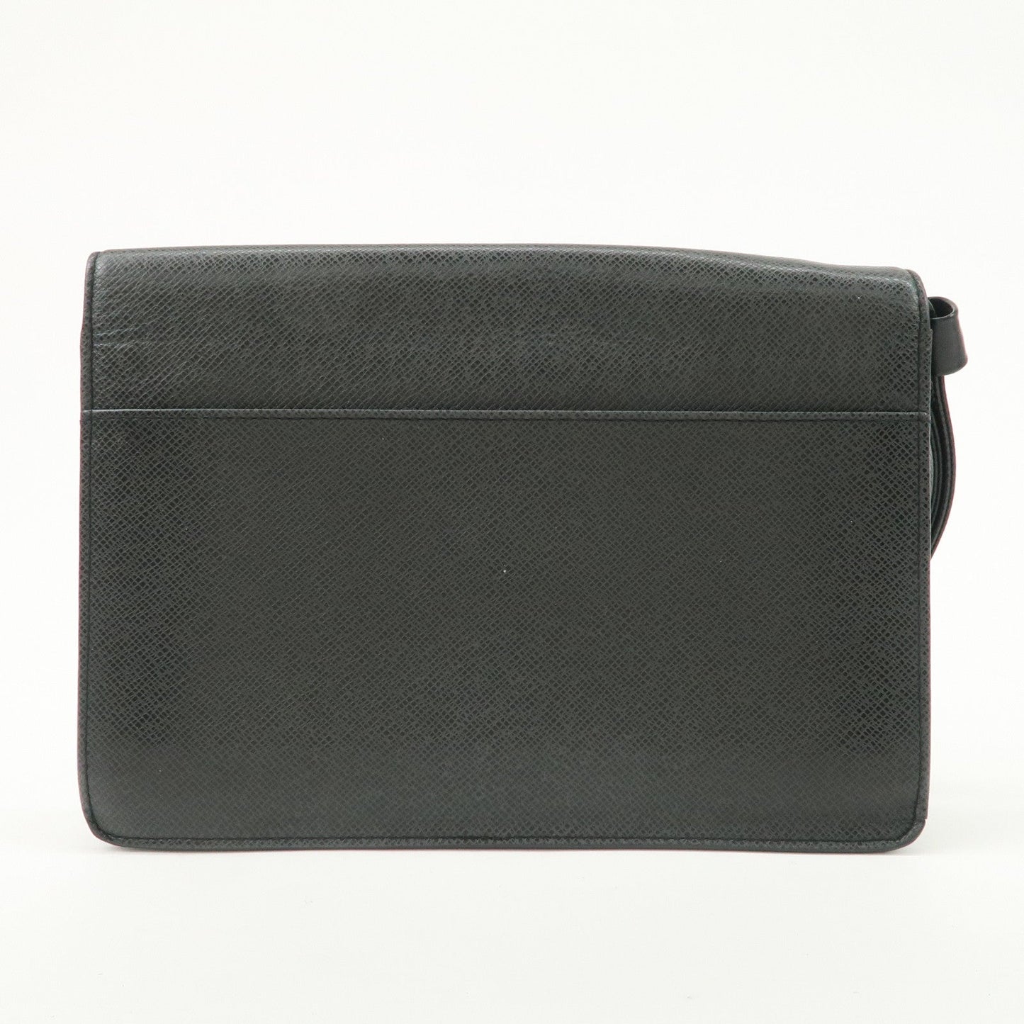 Louis Vuitton Taiga Leather Selenga Clutch Bag Ardoise M30782