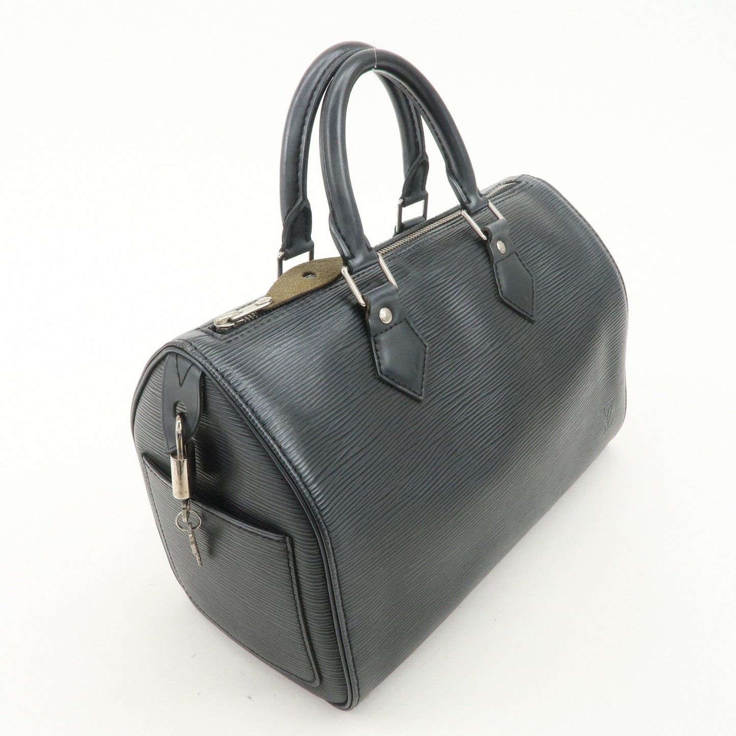 Louis Vuitton Epi Leather Speedy 25 Hand Bag Boston Bag Noir M59032