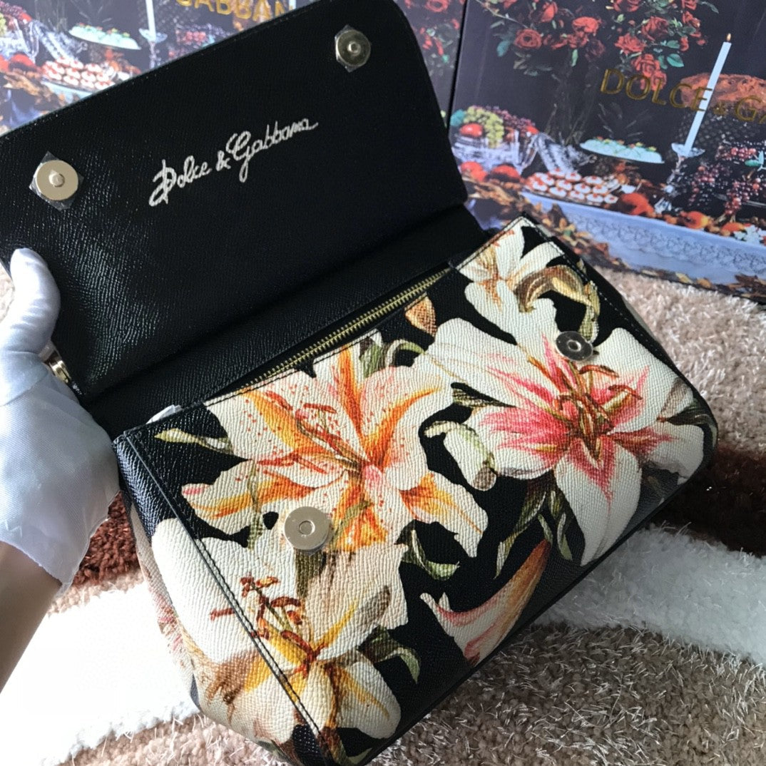 Top Quality Medium Sicily Handbag Unique Print Motifs Muticolour For Women 10.2in/26cm Top Quality