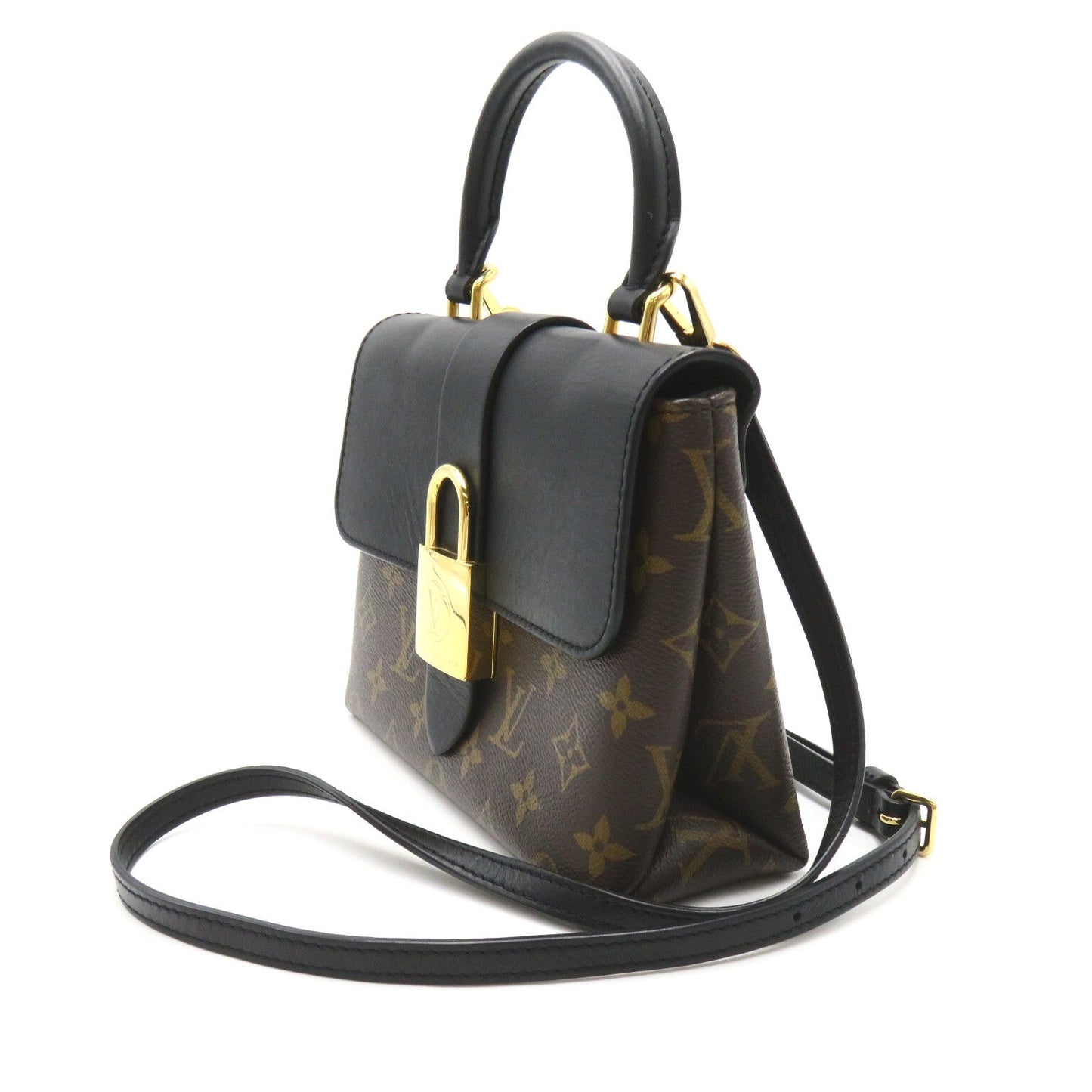 Louis Vuitton LOUIS Vuitton BB 2w Shoulder Bag 2way Shoulder Bag PVC Coated Canvas Leather Monogram  Brown / Black M44141