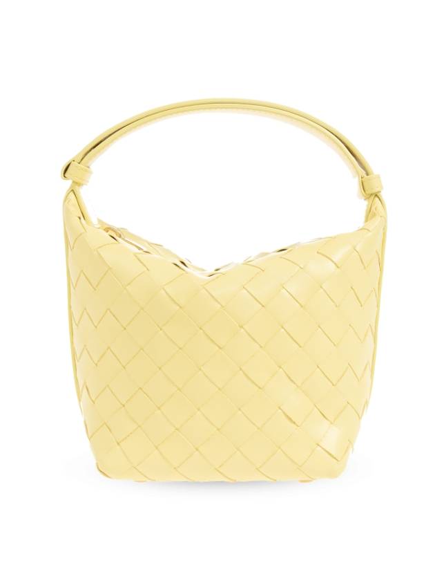 Luxury Bottega Veneta Candy Wallace Intrecciato Tote Bag Yellow